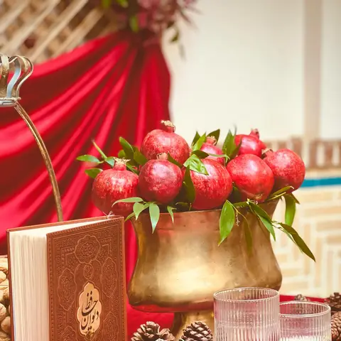 🍉🍂
.
.
محفل آریائی تان طلائی، 
.
دل های تان دریائی
شادی های تان یلدائی،
.
 پیش